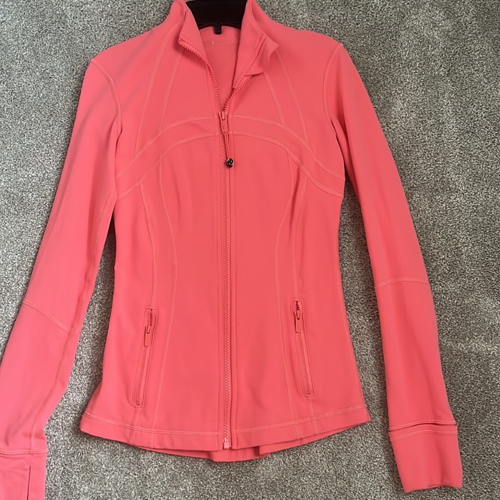 raspberry cream lululemon define jacket